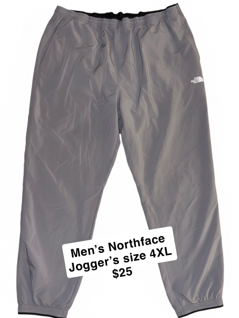 The North Face Men's Light Gray Jogger Pants